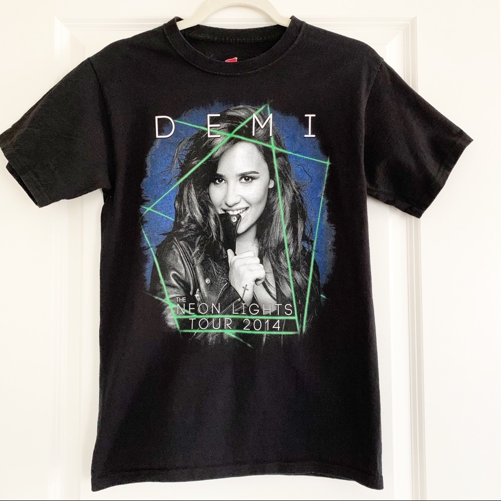 Demi Lovato Neon Lights Tour Concert Band Shirt S